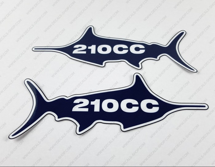 Sea Fox 210CC Boat Logo Decal Set of 2 x 8.25" Sea Fox 210CC Boat Logo Decal Set of 2 x 8.25"